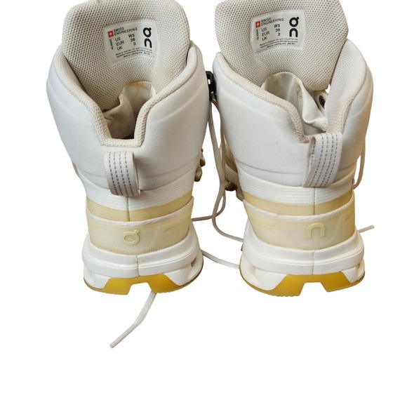 On Running Cloudrock‎ Raw edge undyed mid hiking boots sneakers waterproof Sz 5 - Picture 8 of 10